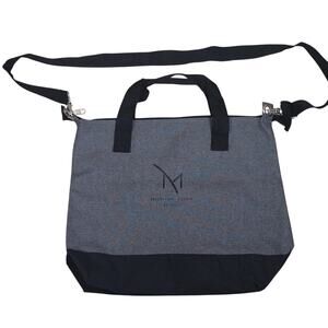 NWOT Las Vegas M Resort Spa Casino Grey Black Travel Tote Crossbody Purse Bag